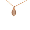 Hermès Mini Rose Gold Plated Maillon Pendant Necklace Secondhand