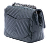 Secondhand Chanel Mini Square Classic Chevron Patent Single Flap