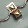 Fendi Medium Scalloped Leather Studded Kan I Satchel Secondhand