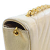 Chanel Small Chevron Metallic Lambskin V Stitch Bijoux Flap Secondhand