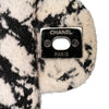 Chanel Medium Classic Wool Herringbone Double Flap Secondhand