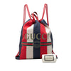Gucci Canvas Baiadera Striped Drawstring Backpack Secondhand