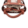 Ferragamo Leather and Canvas Bucket Bag Secondhand