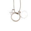 Louis Vuitton Brass Monogram Charms Pendant Necklace Secondhand