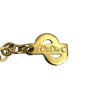 Dior Gold Plated CD Logo Pendant Necklace Secondhand