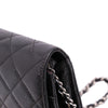Secondhand Chanel CC Quilted Caviar Wallet on Chain