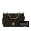 Chanel CC Lambskin Studded Diamond Stitch Wallet On Chain Secondhand