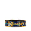 Hermès Wide Enamel Cloisonne Bangle 65 Secondhand