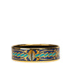 Hermès Wide Enamel Cloisonne Bangle 65 Secondhand