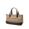 Burberry Haymarket Check Canvas Handbag Secondhand