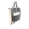 Hermès Toile and Epsome Monsieur B Cutting Tote Secondhand