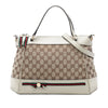 Gucci GG Canvas Web Mayfair Satchel Secondhand