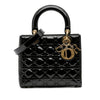 Dior Medium Patent Cannage Lady Dior Secondhand