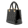 Dior Medium Patent Cannage Lady Dior Secondhand