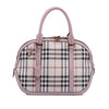 Secondhand Burberry Small Haymarket Check Coated Canvas Orchard Bowling Bag