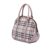 Secondhand Burberry Small Haymarket Check Coated Canvas Orchard Bowling Bag