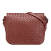 Secondhand Bottega Veneta Nappa Intrecciato Flap Crossbody