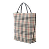 Secondhand Burberry House Check Canvas Tote