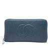 Chanel CC Caviar Zip Around Long Wallet Secondhand