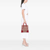 Prada Vitello Trimmed Tweed Flat Tote Secondhand