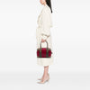 Fendi Zucca Trimmed Coated Canvas Mixed Media Boston Bag Secondhand