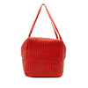 Secondhand Bottega Veneta Nappa Intrecciato Cube Shoulder Bag