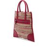 Prada Vitello Trimmed Tweed Flat Tote Secondhand