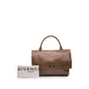 Givenchy Medium Croc Embossed Calfskin Shark Lock Satchel Secondhand