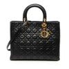 Dior Large Lambskin Cannage Lady Dior Secondhand