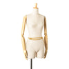 Chanel Gold Plated Quilt Charm Chain Belt Secondhand