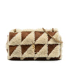 Saint Laurent Medium Suede and Shearling Patchwork Jamie Shoulder Bag Secondhand