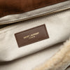 Saint Laurent Medium Suede and Shearling Patchwork Jamie Shoulder Bag Secondhand