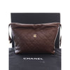 Chanel CC Quilted Lambskin Drawstring Clutch with Strap Secondhand