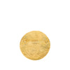 Chanel CC Gold Plated Round Brooch Secondhand