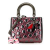 Secondhand Dior Anselm Reyle Medium Metallic Lambskin Cannage Lady Dior