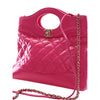 Chanel Large Quilted Glazed Calfskin 31 Shopping Bag Secondhand