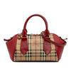 Burberry Small Haymarket Check Coated Canvas Blaze Satchel Secondhand