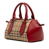 Burberry Small Haymarket Check Coated Canvas Blaze Satchel Secondhand