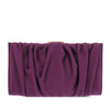 Secondhand Ferragamo Satin Gancini Clutch with Chain
