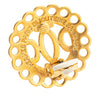Hermès Gold Plated Bijouterie Fantaisie Clip on Earrings Secondhand