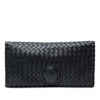 Bottega Veneta Nappa Intrecciato Turn Lock Clutch Secondhand