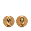 Chanel Resin CC Button Clip On Earrings Secondhand