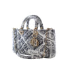 Dior Medium Calfskin Plan De Paris Printed Lady D Joy Secondhand