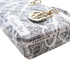 Dior Medium Calfskin Plan De Paris Printed Lady D Joy Secondhand