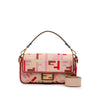 Fendi Zucca Embroidered Baguette Satchel Secondhand
