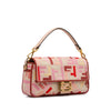 Fendi Zucca Embroidered Baguette Satchel Secondhand