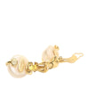 Secondhand Chanel Gold Plated Faux Pearl Clip On Earrings