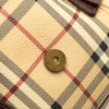 Burberry Haymarket Check Coated Canvas Handbag Secondhand