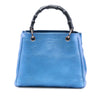 Gucci Small Metallic Calfskin Bamboo Shopper Satchel Secondhand