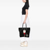 Prada Saffiano Trimmed Tessuto Applique Tote Secondhand